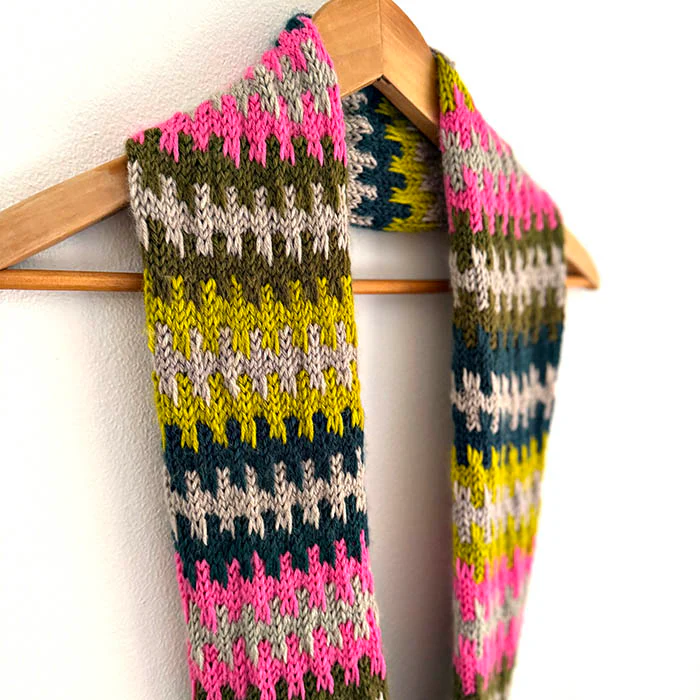 Sweet Tooth Colourwork Cowl by Jacqui Verbeek Knit Along SYDNEY - Image 2