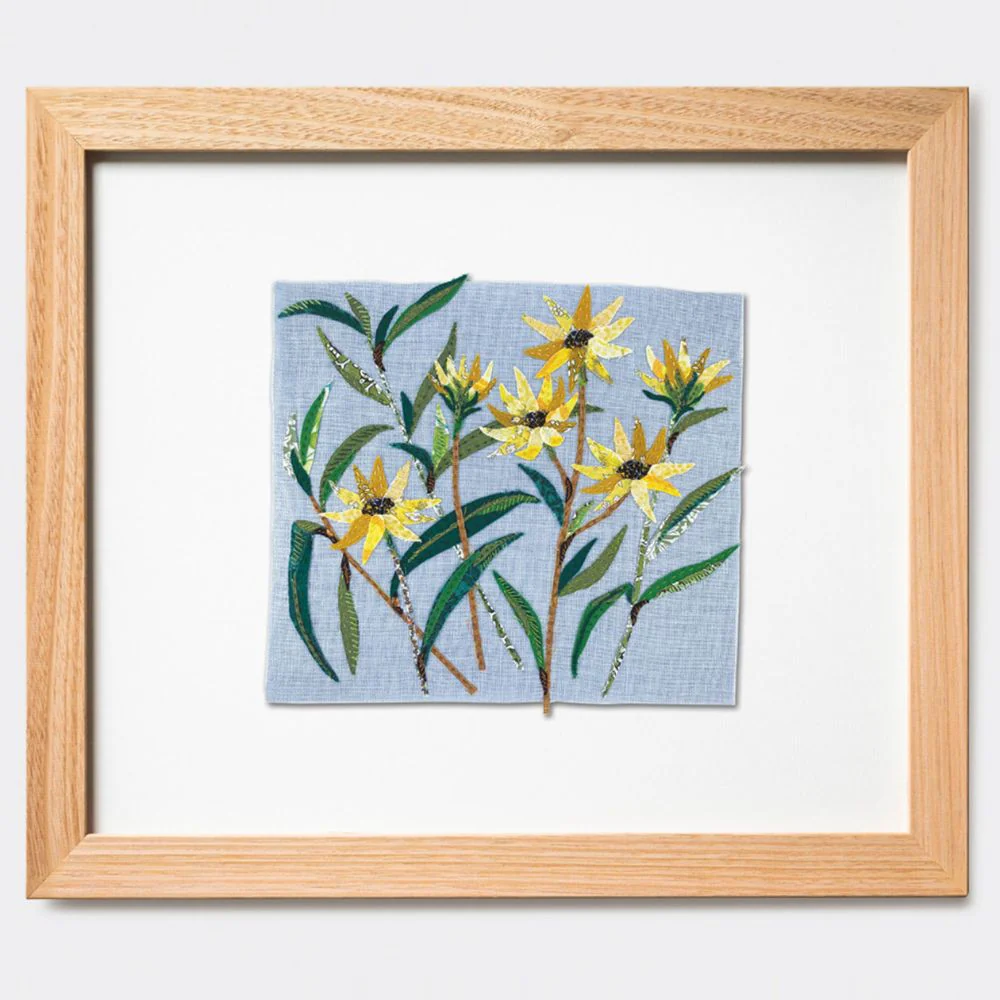 Wattle & Loop Swamp Daisy Slow Stitching Kit - Image 2